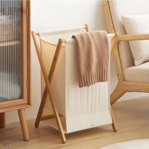 sg-11134201-22110-49whgei2p3jvb5 Bamboo X-Frame Laundry Hamper