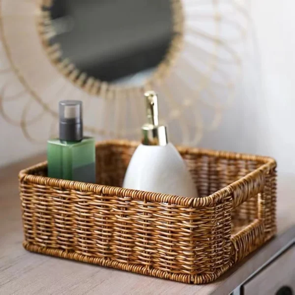 sg-11134201-22110-8rag92z1n3jvf7 Rectangle Poly Wicker Storage Basket