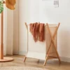 sg-11134201-22110-9k3lgxg2p3jvae Bamboo X-Frame Laundry Hamper