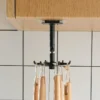 Rotating Kitchen Wall Hook Organizer
