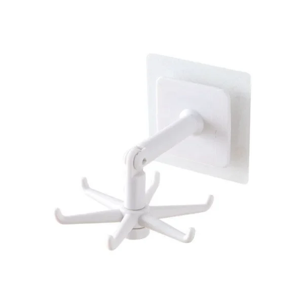 Rotating Kitchen Wall Hook Organizer