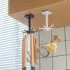Rotating Kitchen Wall Hook Organizer