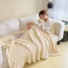 Luxury Faux Rabbit Fur Throw Blanket