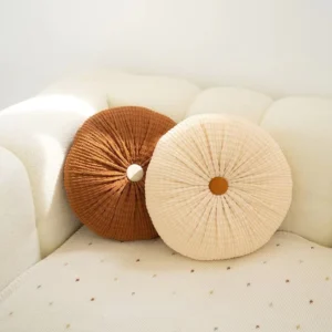Round Decorative Throw Pillow 15.7"