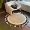 my-11134207-7qul6-lhmwzv7hbg0td2 Round Geometric Area Rug 120cm